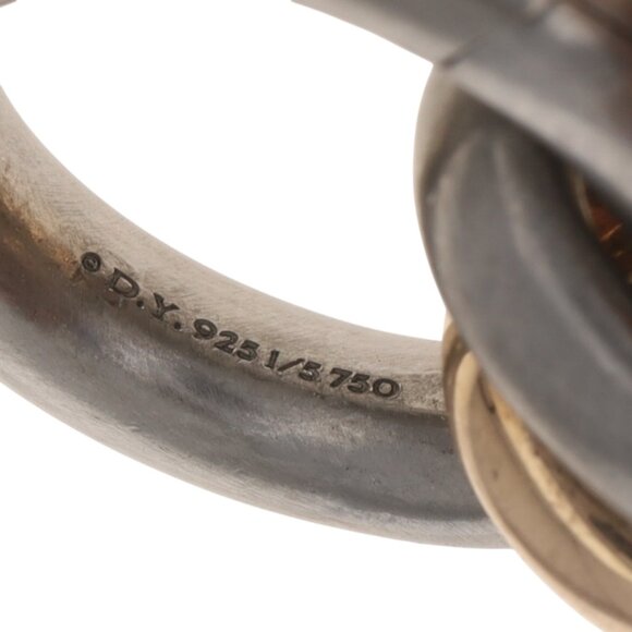 David Yurman Mercer Melange Pave Dia Necklace 18 1/2" Sterling 925 Rose Gold 18k - Picture 4 of 6